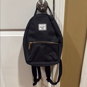 Herschel Supply Company Black Mini Backpack Durable Compact Design
